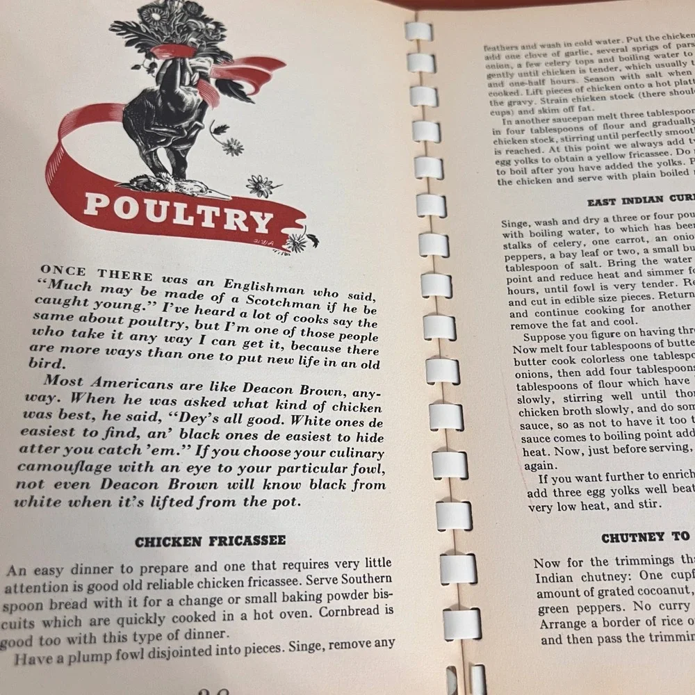 Vintage Wilsons Meat Cookery George Rector Spiral Cookbook Mid Century Recipes